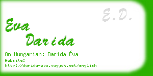 eva darida business card