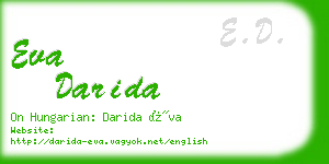 eva darida business card